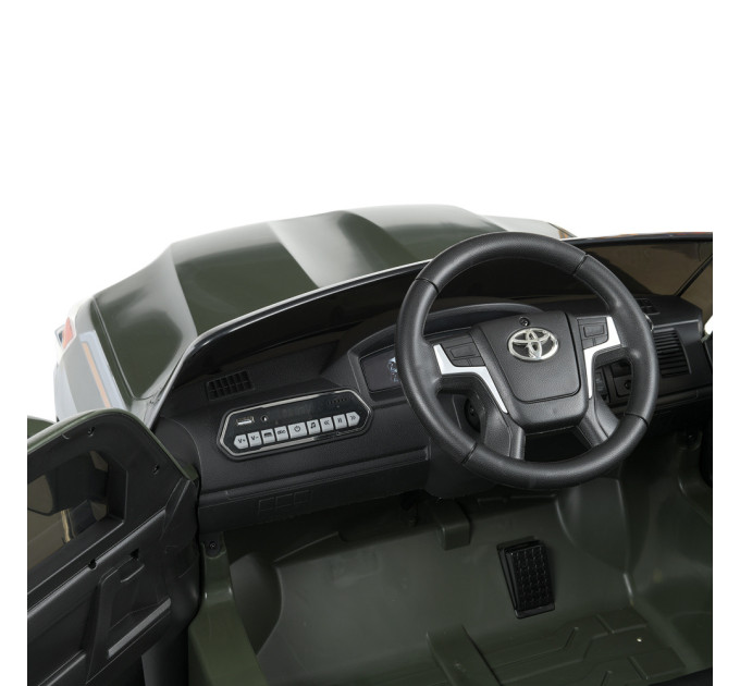 Дитячий електромобіль Bambi Racer Toyota Land Cruiser JJJ2022EBLR акумулятор 1*12V7AH, 2 мотори 35W