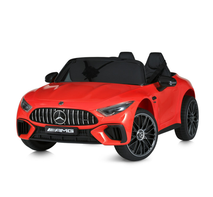 Дитячий електромобіль Mercedes-Benz M 5098EBLR шкіряне сидіння, 4 мотори