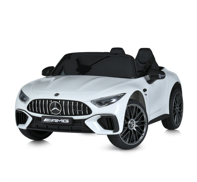 Дитячий електромобіль Mercedes-Benz M 5098EBLR шкіряне сидіння, 4 мотори