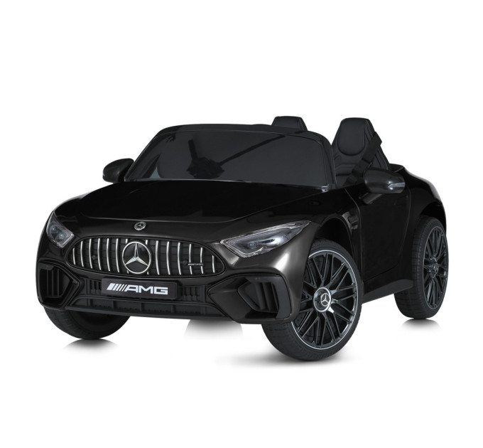 Дитячий електромобіль Mercedes-Benz M 5098EBLR шкіряне сидіння, 4 мотори