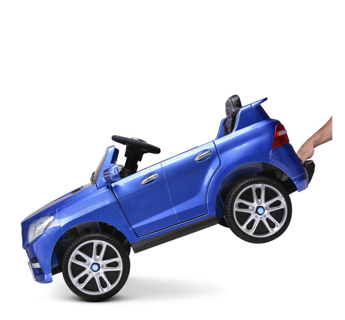 Дитяча машина Bambi M 3568EBLRS-4 джип чорний колесаEVA відчиняються двері
