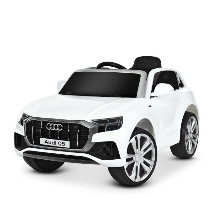 Дитячий електромобіль Bambi Audi JJ2066EBLR сидіння шкіра, 2 мотори 25W, 2 акумулятори 6V7AH