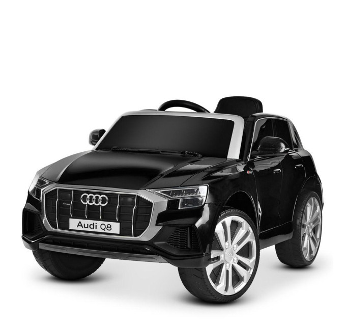 Дитячий електромобіль Bambi Audi JJ2066EBLR сидіння шкіра, 2 мотори 25W, 2 акумулятори 6V7AH