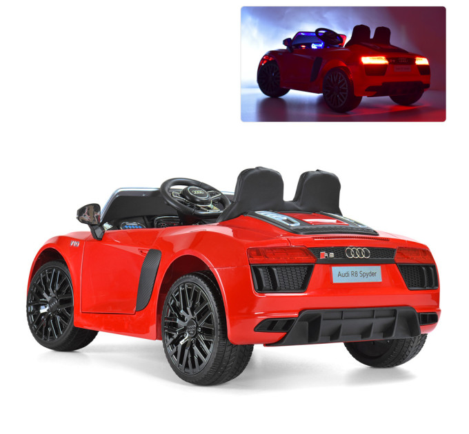 Дитячий електромобіль Bambi Audi M 3449EBLR сидіння шкіра, 2 мотори 35W, акумулятор 12V9AH