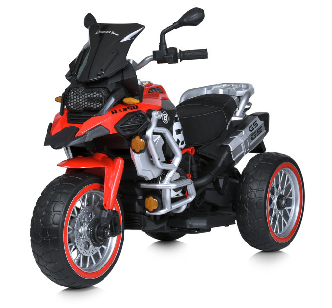 Детский электромобиль мотоцикл Bambi Racer M 5074EL-3 кожаное сидение, 2 мотора