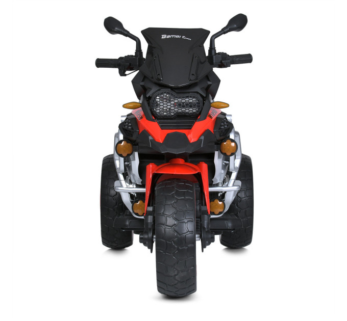 Детский электромобиль мотоцикл Bambi Racer M 5074EL-3 кожаное сидение, 2 мотора
