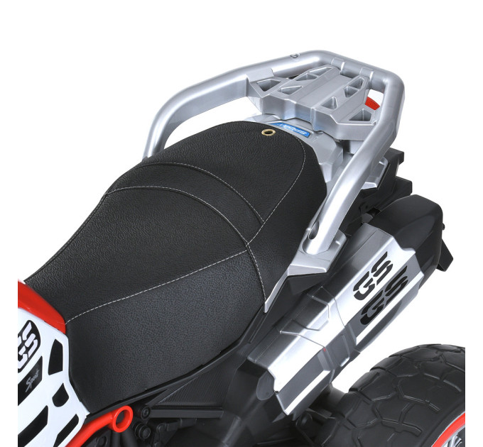 Детский электромобиль мотоцикл Bambi Racer M 5074EL-3 кожаное сидение, 2 мотора