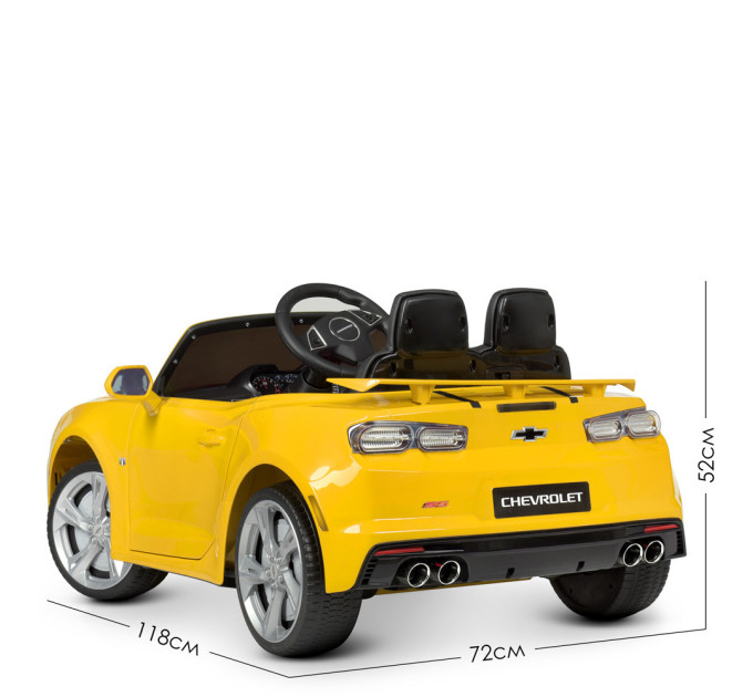 Дитячий електромобіль Bambi Chevrolet CAMARO M 5669EBLR-6 2 мотори 35W, 1 акумулятор 12V7-9AH