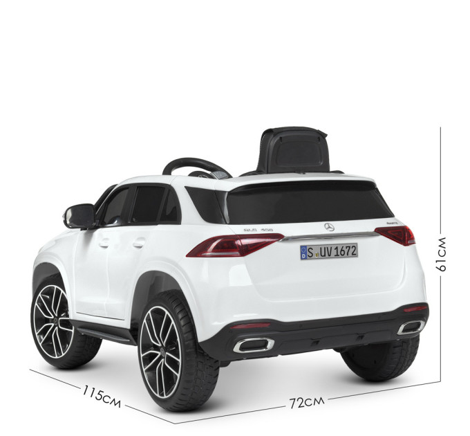 Дитячий електромобіль Bambi Mercedes M 4563EBLR-1 білий зі звуком та світлом