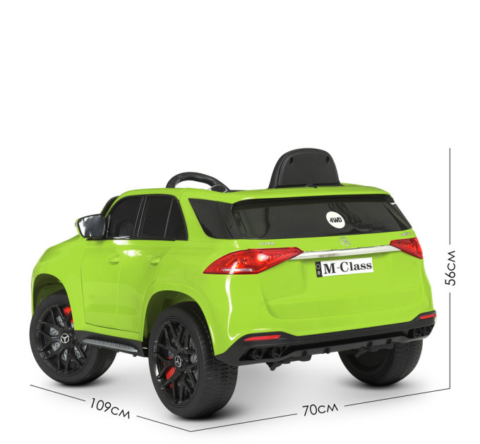 Дитячий електромобіль Bambi Mercedes M 4781EBLR-5 салатовий зі звуком та світлом