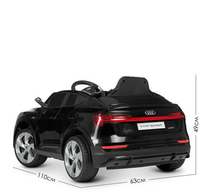 Дитячий електромобіль Bambi Audi M 4806EBLRS-2 1 акумулятор 12V7AH, 2 мотори 30W, сидіння шкіра, автофарбування