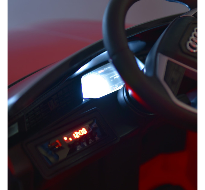 Дитячий електромобіль Bambi Audi M 4806EBLRS-2 1 акумулятор 12V7AH, 2 мотори 30W, сидіння шкіра, автофарбування