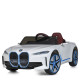 Дитячий електромобіль Джип BMW i4 Bambi Racer JE1009EBLR(4WD) 4 мотори, шкіряне сидіння