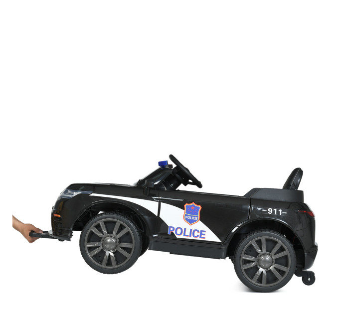 Дитячий електромобіль Поліція Bambi Racer M 4842EBLR 1 акумулятор 12V9AH, 2 мотори 35W, шкіряне сидіння