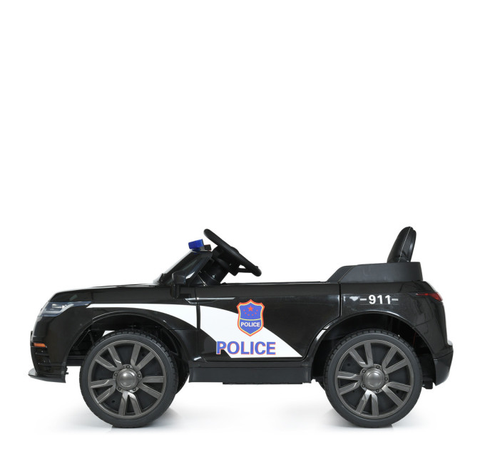 Дитячий електромобіль Поліція Bambi Racer M 4842EBLR 1 акумулятор 12V9AH, 2 мотори 35W, шкіряне сидіння