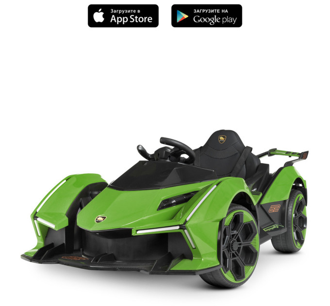 Дитячий електромобіль Bambi Racer Lamborghini M 4865EBLR, 5 кольорів, з музикою та світлом