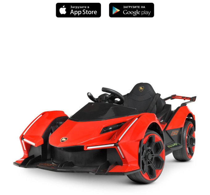 Дитячий електромобіль Bambi Racer Lamborghini M 4865EBLR, 5 кольорів, з музикою та світлом