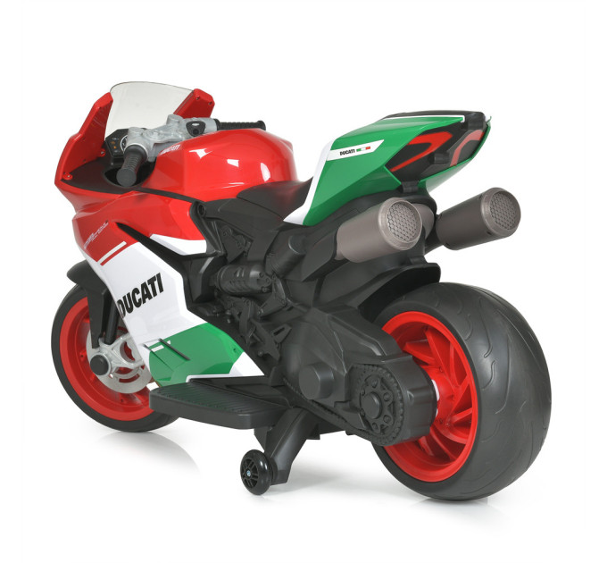 Детский электромотоцикл Bambi Racer DUCATI M 5009E-1-3 музыка, колеса EVA