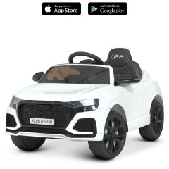 Дитячий електромобіль Bambi Audi M 4569EBLR 2 мотори, колеса EVA, сидіння еко-шкіра, музика