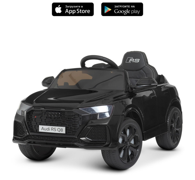 Дитячий електромобіль Bambi Audi M 4569EBLR 2 мотори, колеса EVA, сидіння еко-шкіра, музика