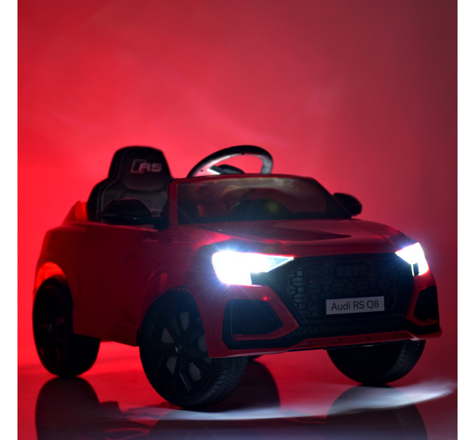 Дитячий електромобіль Bambi Audi M 4569EBLR 2 мотори, колеса EVA, сидіння еко-шкіра, музика