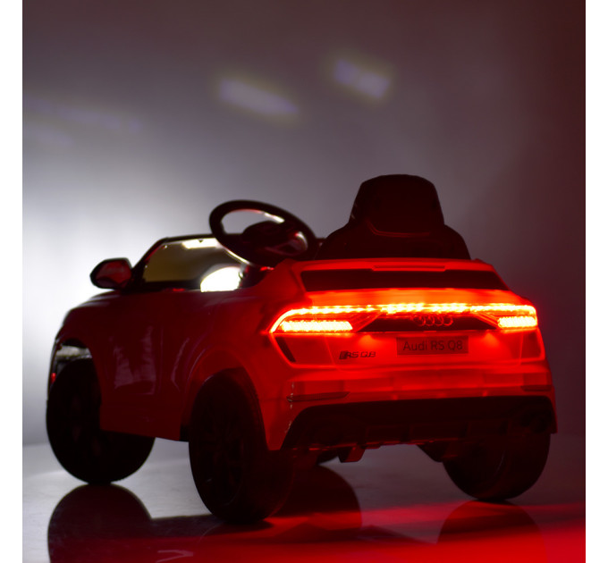 Дитячий електромобіль Bambi Audi M 4569EBLR 2 мотори, колеса EVA, сидіння еко-шкіра, музика