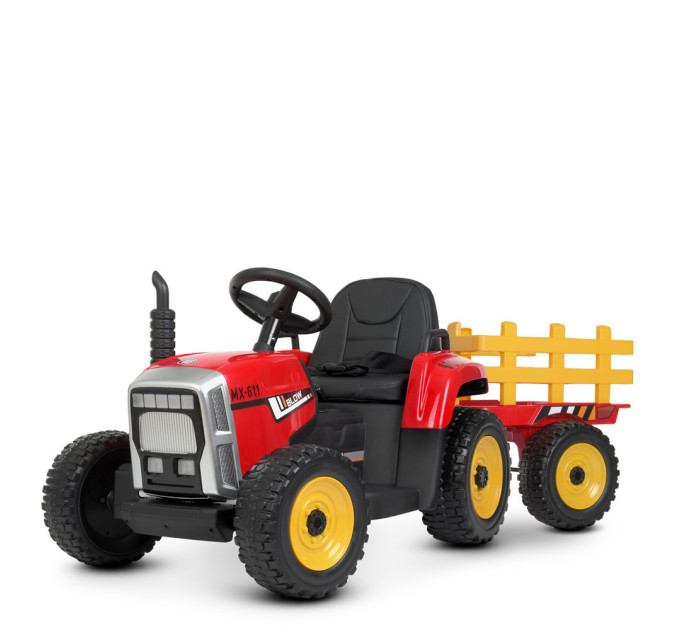 Детский электромобиль Трактор Bambi Racer M 4479EBLR 2 мотора 35W, 1 акумулятор 12V7AH, сидение кожа