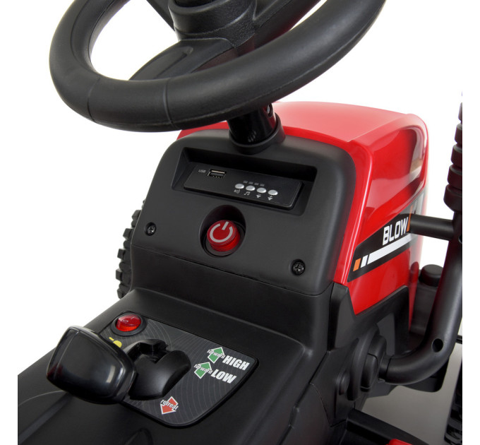 Детский электромобиль Трактор Bambi Racer M 4479EBLR 2 мотора 35W, 1 акумулятор 12V7AH, сидение кожа