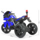 Детский электромотоцикл Bambi Racer M 4635EBL-4 колеса EVA, 2 мотора 18W, USB, кожаное сидение, синий