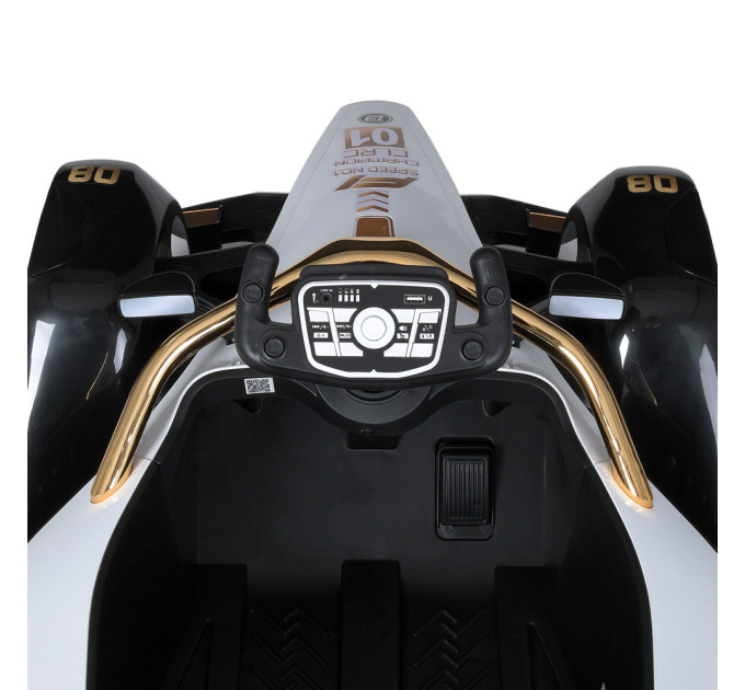 Дитячий електромобіль Bambi M 5051EBLR з музикою та світлом, MP3, USB, колеса EVA