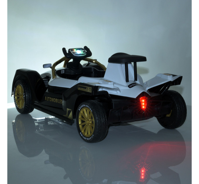 Дитячий електромобіль Bambi M 5051EBLR з музикою та світлом, MP3, USB, колеса EVA