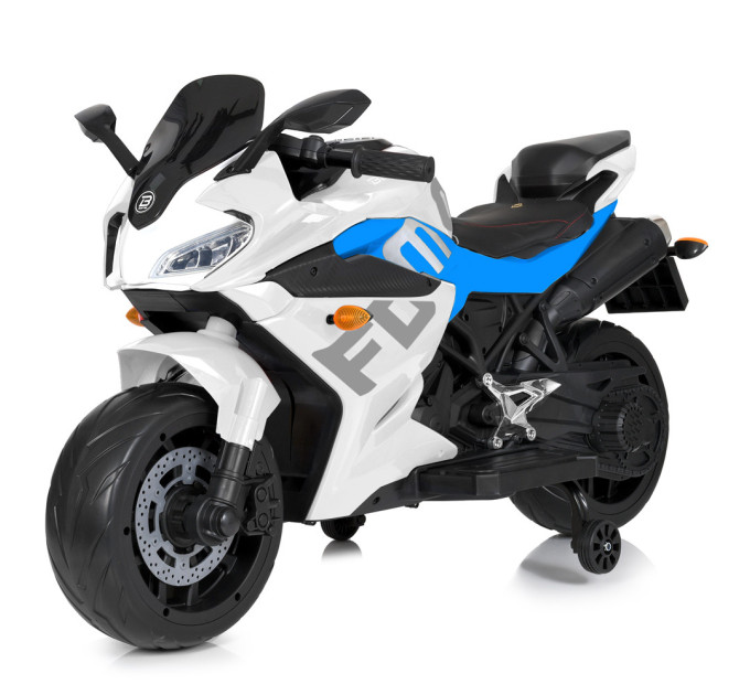 Детский электромотоцикл Bambi Racer M 5024EL колеса EVA, мотор 45W, USB, кожаное сидение