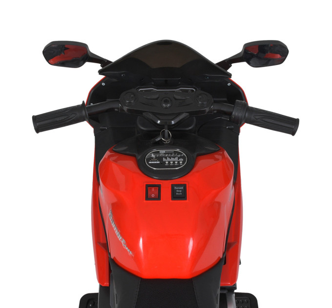 Детский электромотоцикл Bambi Racer M 5036EL колеса EVA, 2 мотора 45W, USB, кожаное сидение