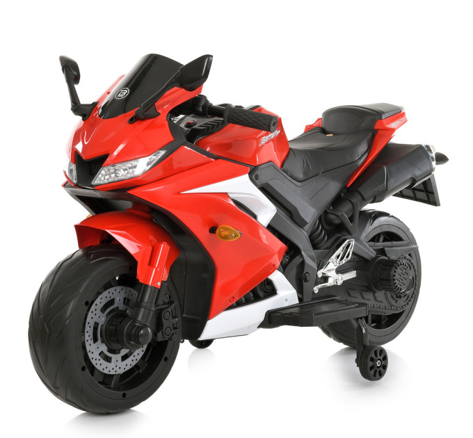 Детский электромотоцикл Bambi Racer M 5022EL колеса EVA, мотор 45W, USB, кожаное сидение