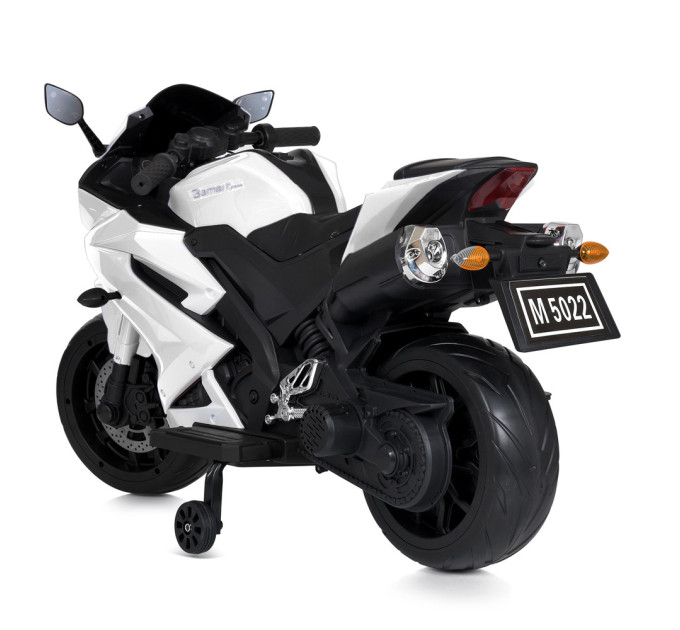 Детский электромотоцикл Bambi Racer M 5022EL колеса EVA, мотор 45W, USB, кожаное сидение