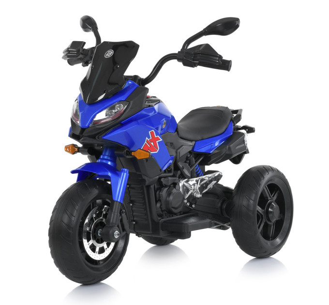 Детский электромотоцикл Bambi Racer M 5037EL колеса EVA, 2 мотора 45W, USB, кожаное сидение