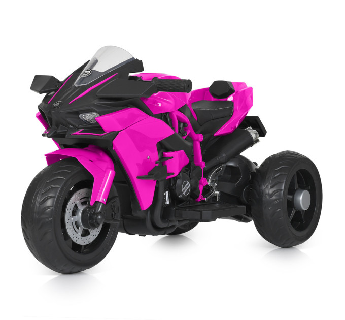 Детский электромотоцикл Bambi Racer M 5023EL колеса EVA, мотор 45W, USB, кожаное сидение, музыка, свет