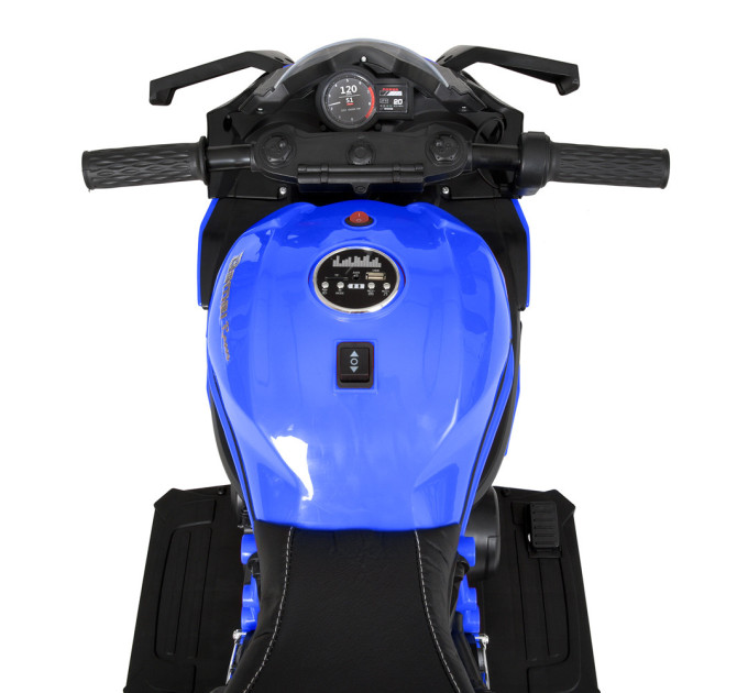 Детский электромотоцикл Bambi Racer M 5023EL-4 колеса EVA, мотор 45W, USB, кожаное сидение, музыка, свет