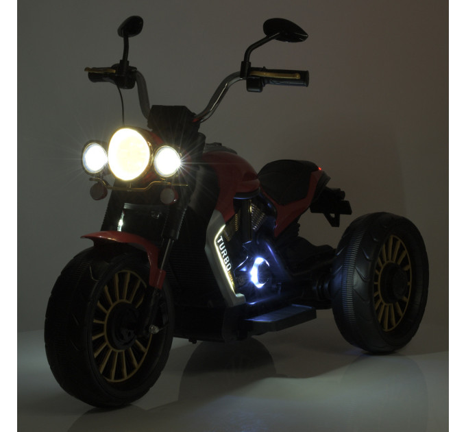 Детский трехколесный электромотоцикл Bambi M 5047EL-3 с музыкой и светом