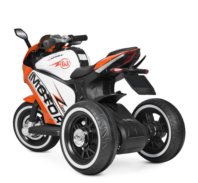 Детский электромотоцикл Bambi Racer Ducati M 4053L, кожаное сидение, MP3, USB