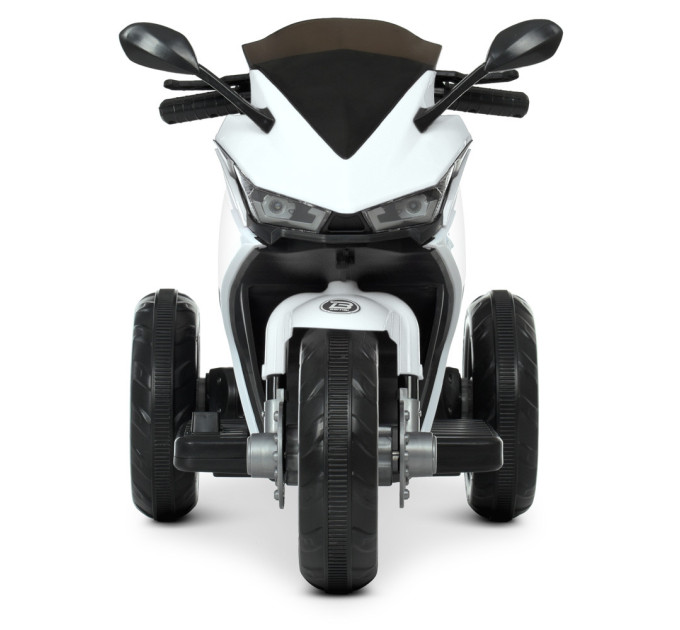 Детский электромотоцикл Bambi Racer M 4622, кожаное сидение, 2 мотора, 3 цвета