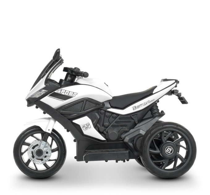 Детский электромотоцикл Bambi Racer M 4454EL, кожаное сидение, колеса EVA, 2 цвета