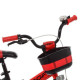 Детский велосипед с корзиной PROF1 14Д W14115-5 Original красно-черный