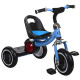 Детский трехколесный велосипед TURBOTRIKE M 3650-M-1 светящиеся колеса, 3 мелодии, сиденье со спинкой