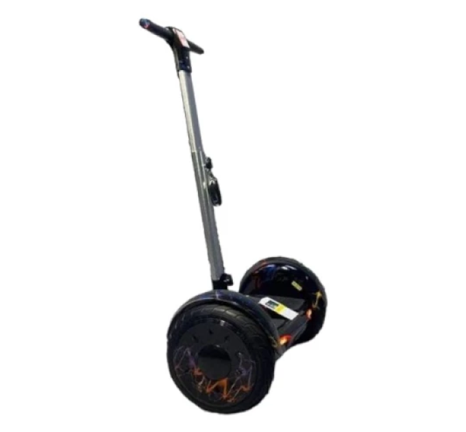 Гироскутер с ручкой А8 Smart Balance 10.5" цветная молния