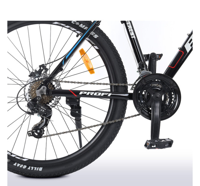 Велосипед з алюмінієвою 19" рамою Profi G275EVEREST A275.1, 27,5 д., SHIMANO 21SP