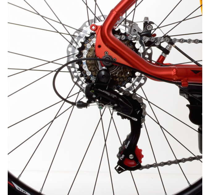 Велосипед з алюмінієвою 19" рамою Profi G26VELOCITY A26, 26 д., SHIMANO 21SP, 2 кольори