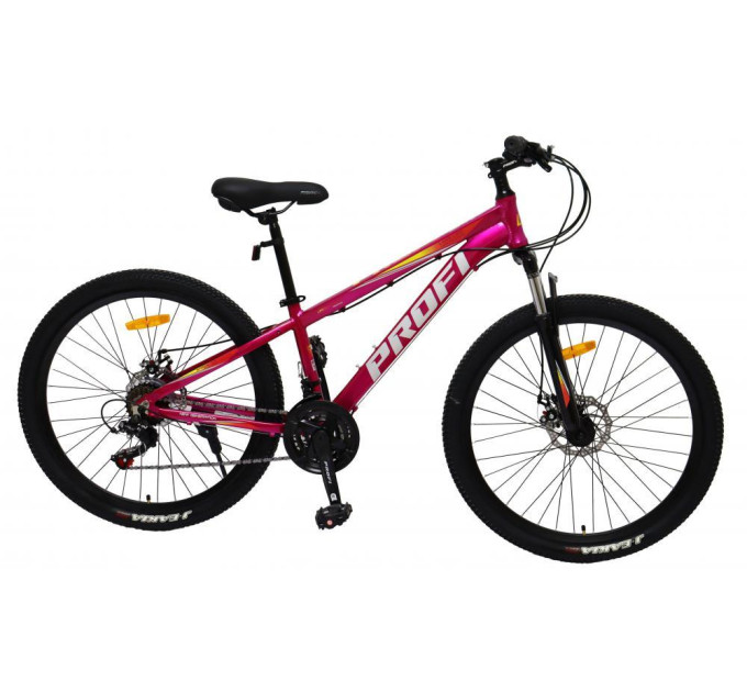 Велосипед з алюмінієвою 11" рамою Profi MTB2401, 24 д., SHIMANO 21SP, 3 кольори