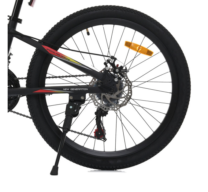 Велосипед з алюмінієвою 11" рамою Profi MTB2401, 24 д., SHIMANO 21SP, 3 кольори
