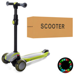 Дитячий самокат iTrike X1 MAXI Scooter зі колесами, що світяться, і амортизатором